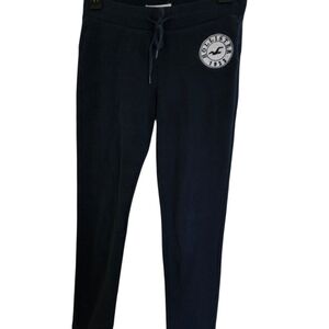 Hollister Dark Navy Ribbed Crewneck Sweatshirt